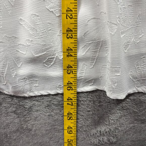 Sam Edelman Women NWT New High-Neck Tie-Back Midi Dress Boho White Size 14 G307 - Picture 8 of 12